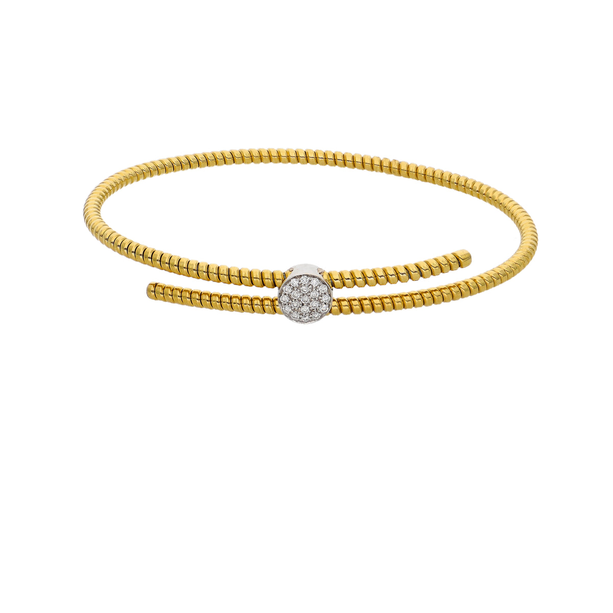 Esclava Oro Amarillo y Brillantes ES-14474