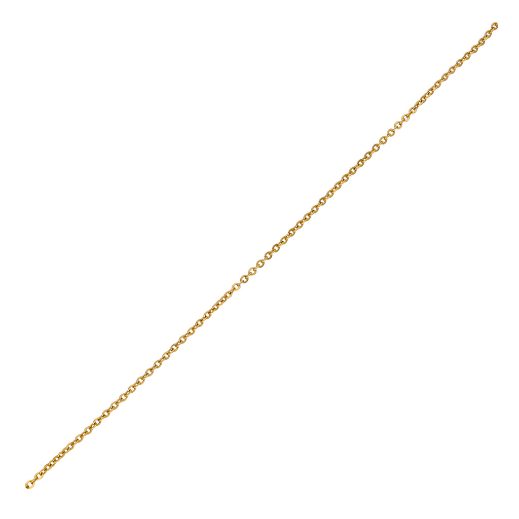 Collar Oro Amarillo y Zafiro Azul CO-14475