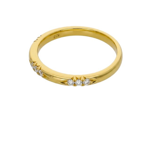 Anillo Oro Amarillo y Brillantes AN-14476