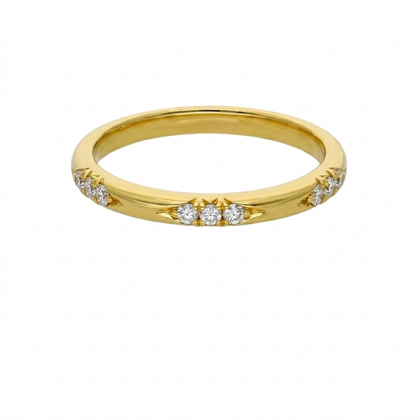 Anillo Oro Amarillo y Brillantes AN-14476