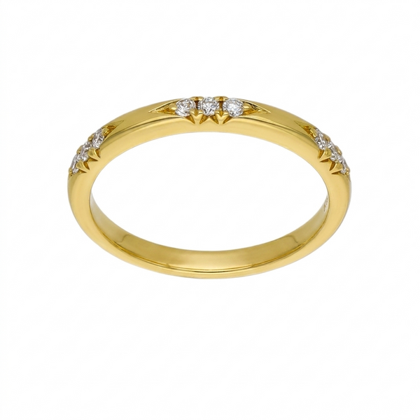 Anillo Oro Amarillo y Brillantes AN-14476