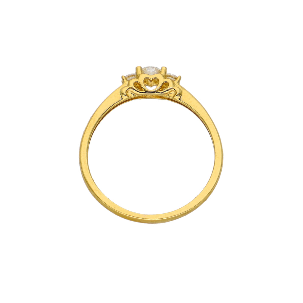 Anillo Oro Amarillo y Brillantes AN-14477