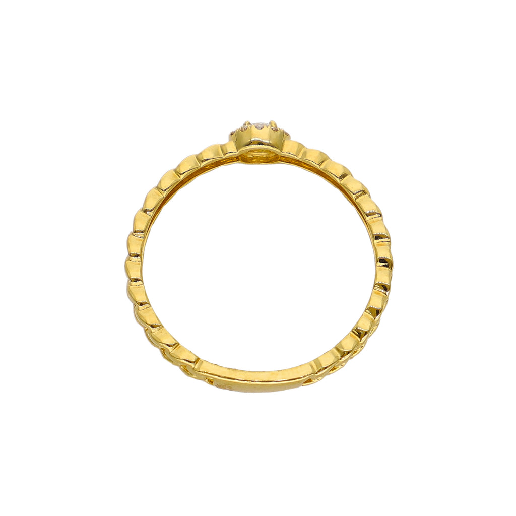 Anillo Oro Amarillo y Brillantes AN-14478