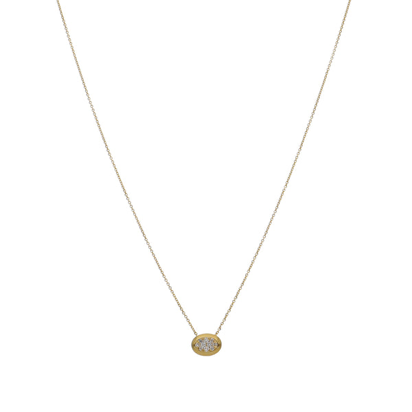 Collar Oro Amarillo 18K con Diamantes 0,08 ct | CO-14501