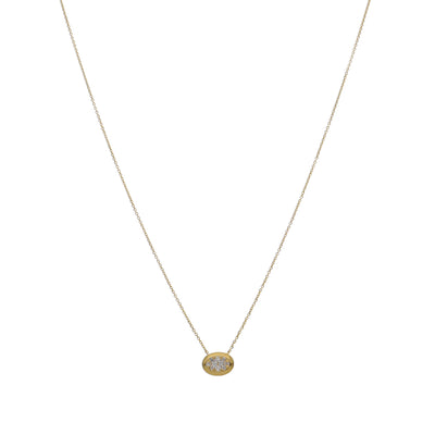 Collar Oro Amarillo 18K con Diamantes 0,08 ct | CO-14501