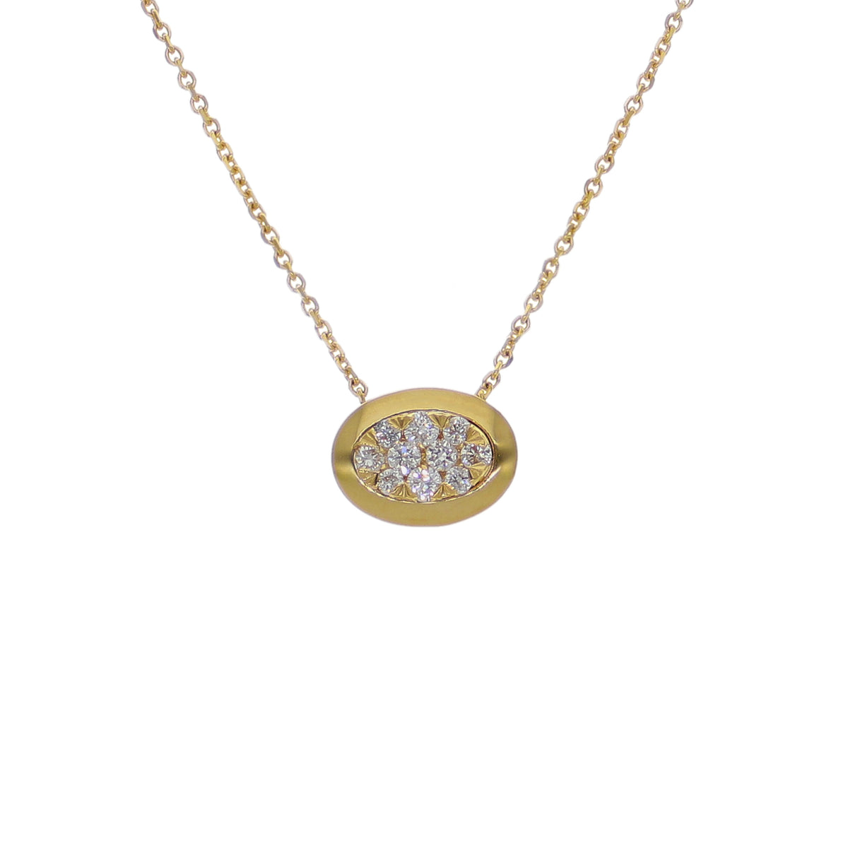 Collar Oro Amarillo 18K con Diamantes 0,08 ct | CO-14501