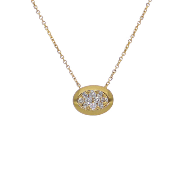 Collar Oro Amarillo 18K con Diamantes 0,08 ct | CO-14501