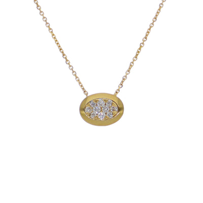 Collar Oro Amarillo 18K con Diamantes 0,08 ct | CO-14501