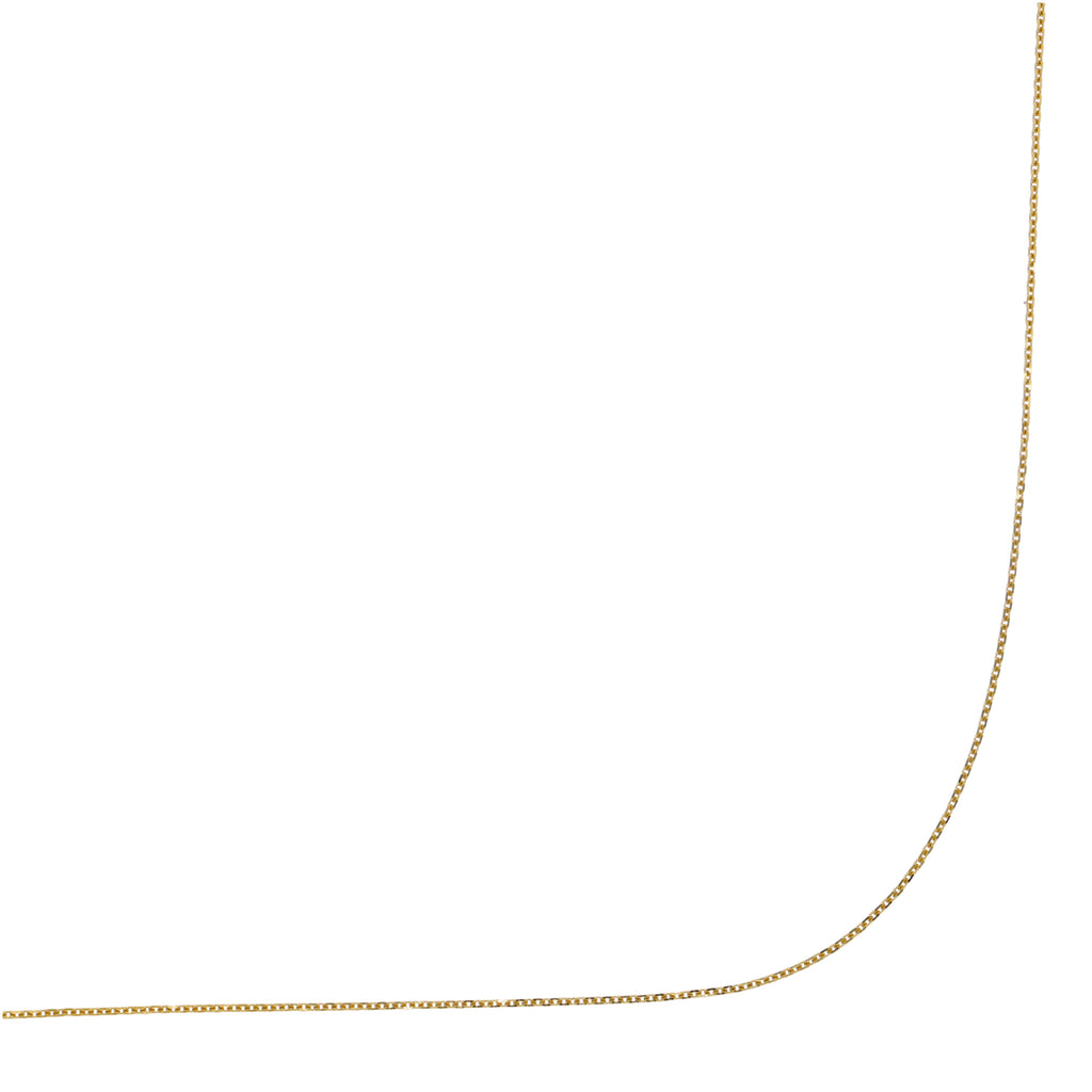 Collar Oro Amarillo 18K con Diamantes Baguette y Brillantes 0,07 ct | CO-14508