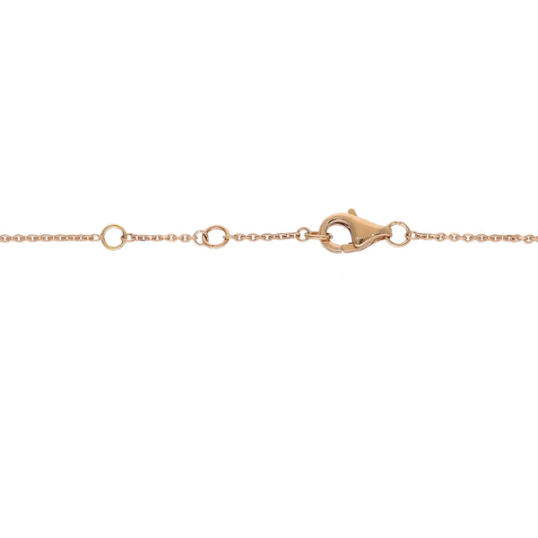 Pulsera Oro Rosa 18K con Perla Cultivada y Diamantes | PU-14516