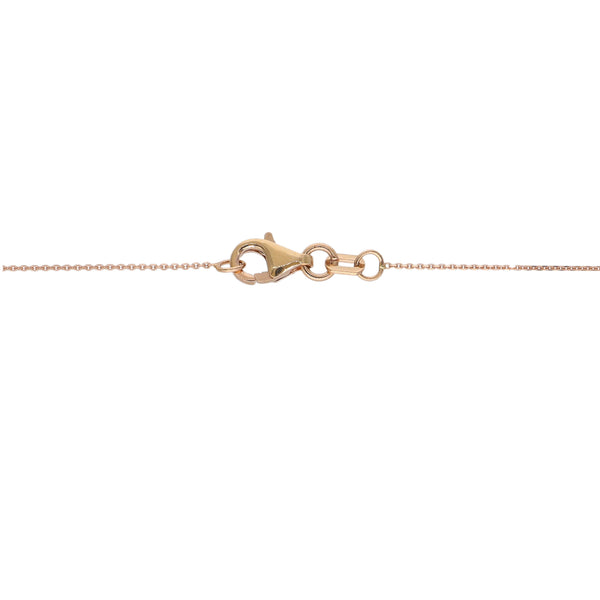 Collar Oro Rosa 18K con Morganita y Diamantes | CO-14535