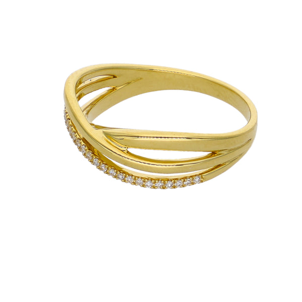 Anillo Oro Amarillo y Brillantes  AN-14552