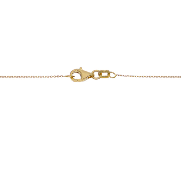 Collar Oro Amarillo y Brillantes Halo CO-14567