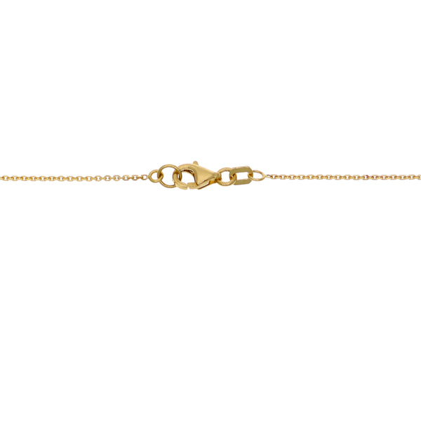 Collar Oro Amarillo y Brillantes CO-14571