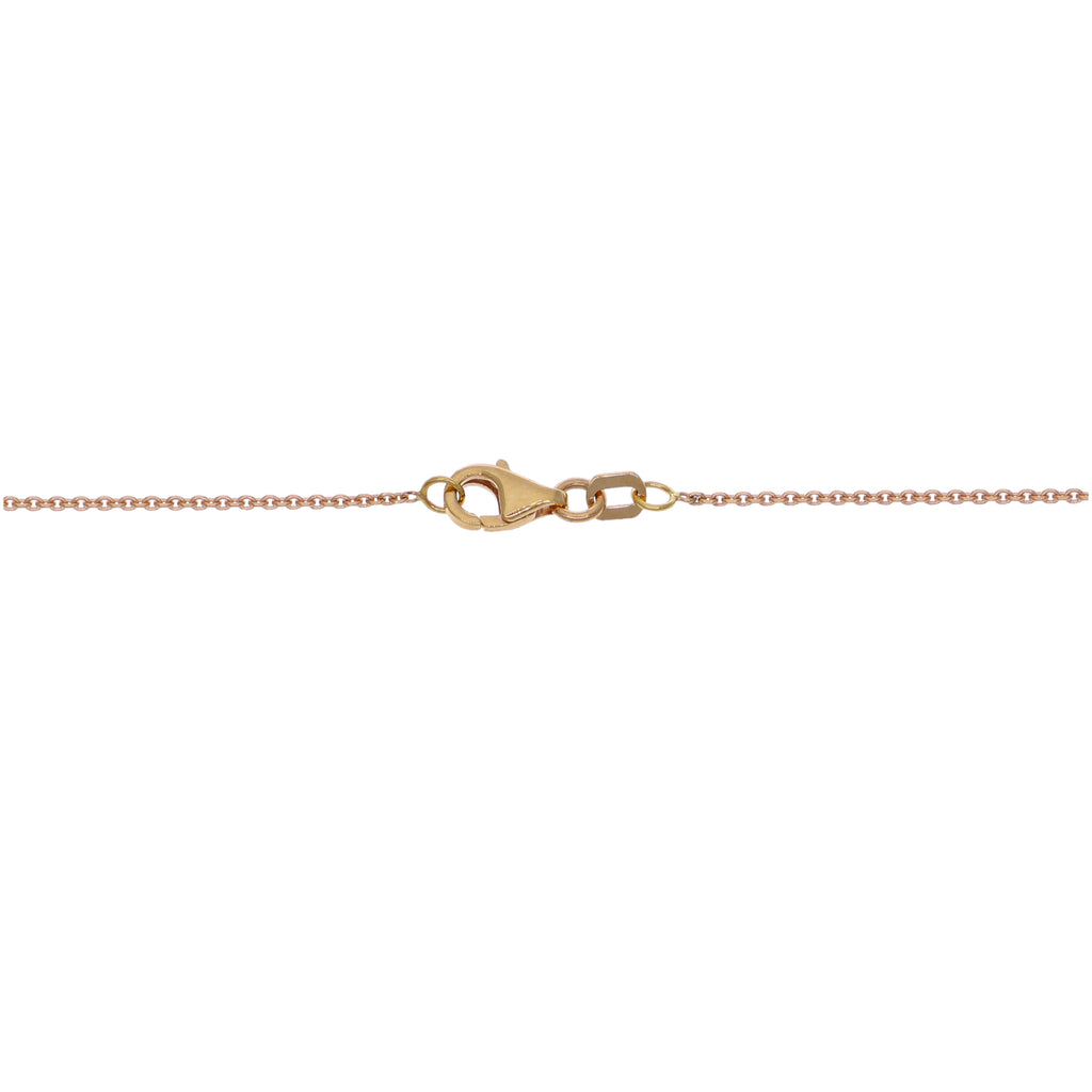 Collar Oro Rosa y Brillantes CO-14581