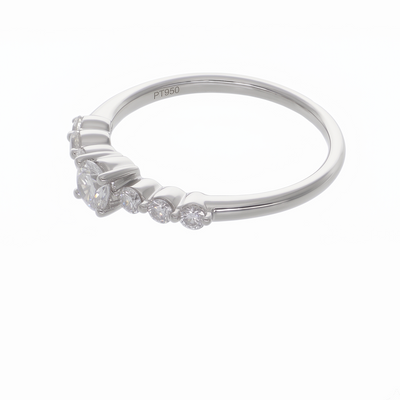 Anillo Platino con Diamantes 0,51 ct | AN-14595