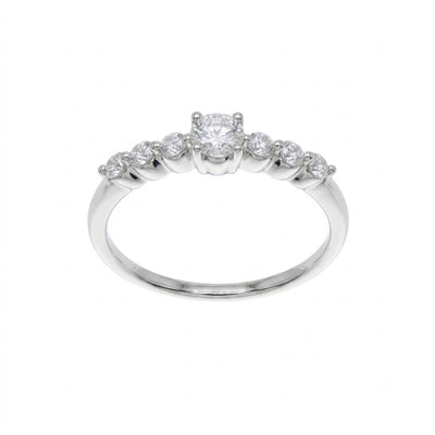 Anillo Platino con Diamantes 0,51 ct | AN-14595