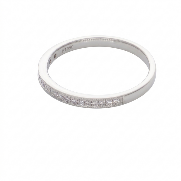 Anillo Platino con Diamantes 0,11 ct | AN-14599