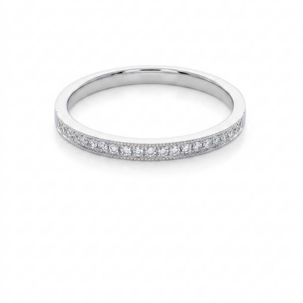 Anillo Platino con Diamantes 0,11 ct | AN-14599