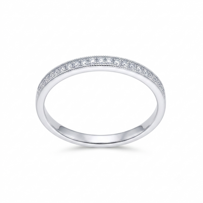 Anillo Platino con Diamantes 0,11 ct | AN-14599