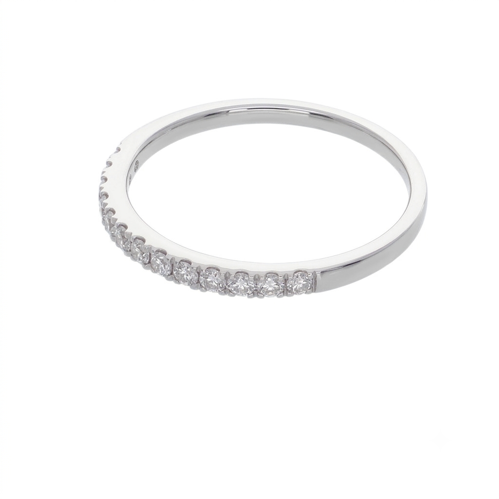 Anillo Platino con Diamantes 0,21 ct | AN-14601