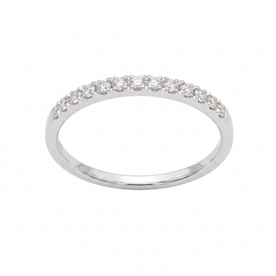 Anillo Platino con Diamantes 0,21 ct | AN-14601