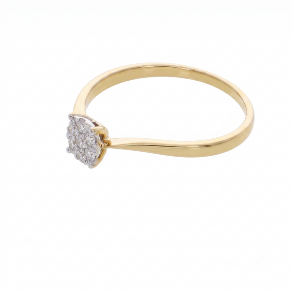 Anillo Oro Amarillo con Diamantes 0.07ct | AN-14603