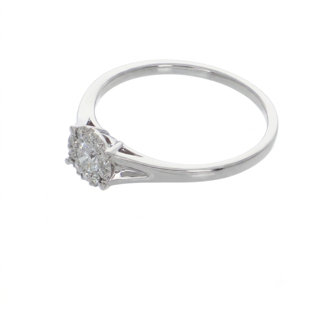 Anillo Platino con Diamantes 0,29 ct | AN-14605