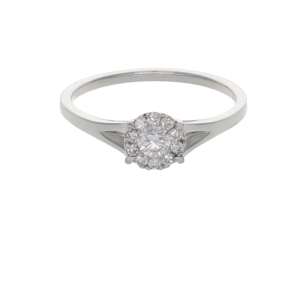 Anillo Platino con Diamantes 0,29 ct | AN-14605
