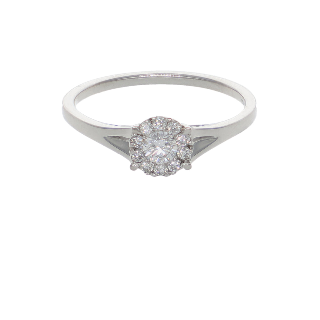 Anillo Platino con Diamantes 0,29 ct | AN-14605