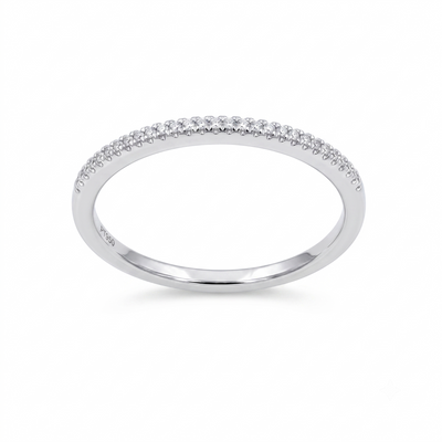 Anillo Platino con Diamantes 0,07 ct | AN-14614