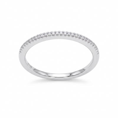 Anillo Platino con Diamantes 0,08 ct | AN-14615
