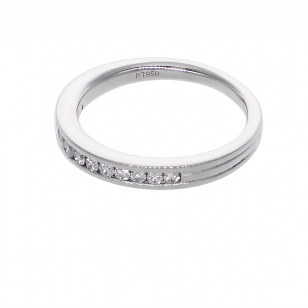 Anillo Platino con Diamantes 0,24 ct | AN-14617