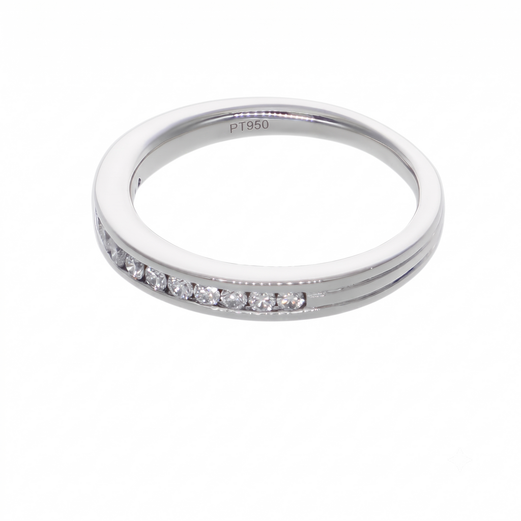 Anillo Platino con Diamantes 0,24 ct | AN-14617