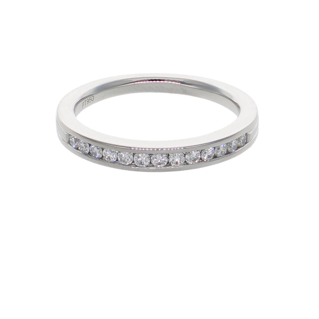 Anillo Platino con Diamantes 0,24 ct | AN-14617