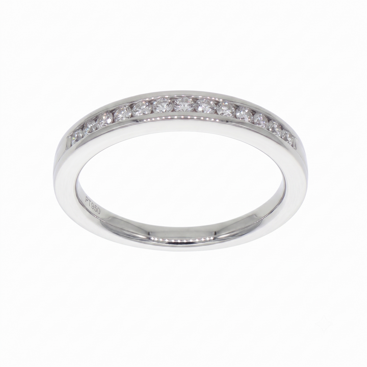 Anillo Platino con Diamantes 0,24 ct | AN-14617