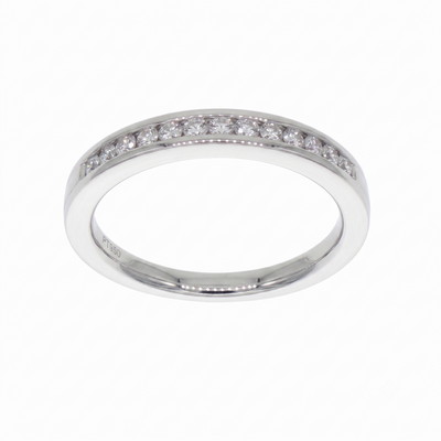 Anillo Platino con Diamantes 0,24 ct | AN-14617