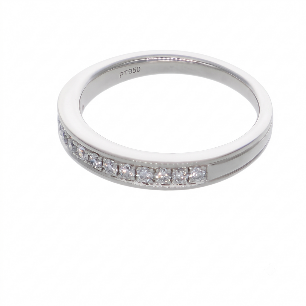 Anillo Platino con Diamantes 0,27 ct | AN-14618