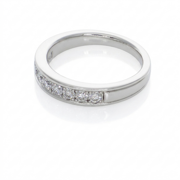 Anillo Platino con Diamantes 0,50 ct | AN-14619