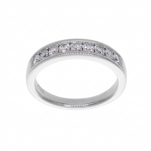 Anillo Platino con Diamantes 0,50 ct | AN-14619