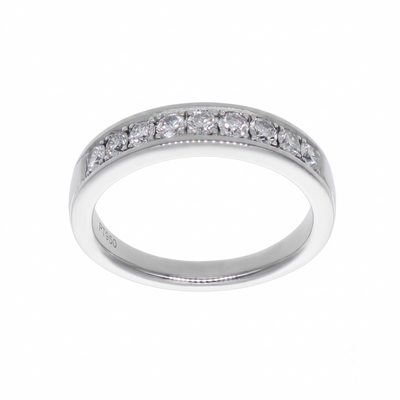 Anillo Platino con Diamantes 0,50 ct | AN-14619