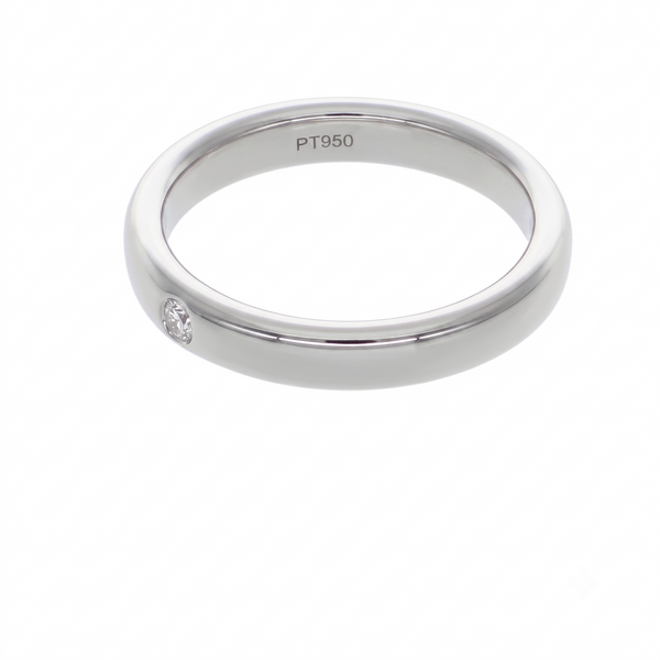 Anillo Platino con Diamante 0,03 ct | AN-14621