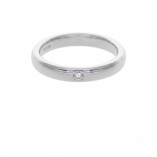 Anillo Platino con Diamante 0,03 ct | AN-14621