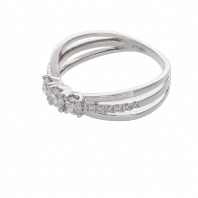 Anillo Platino con Diamante 0,51 ct | AN-14622