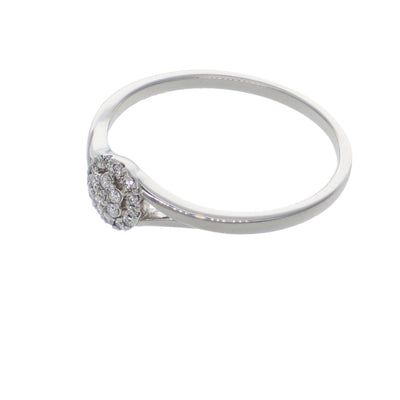 Anillo Platino con Diamantes 0,09 ct | AN-14646