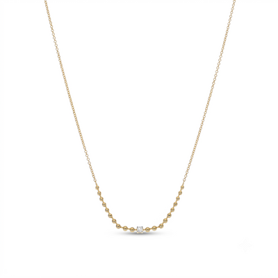Collar Oro Amarillo 18K con Diamante 0,06 ct | CO-14671