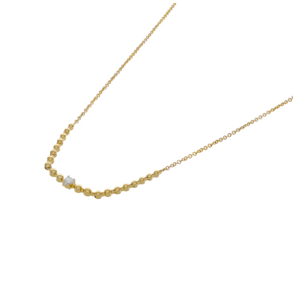 Collar Oro Amarillo 18K con Diamante 0,06 ct | CO-14671