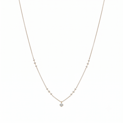Collar Oro Amarillo 18K con Diamantes 0,21 ct | CO-14673
