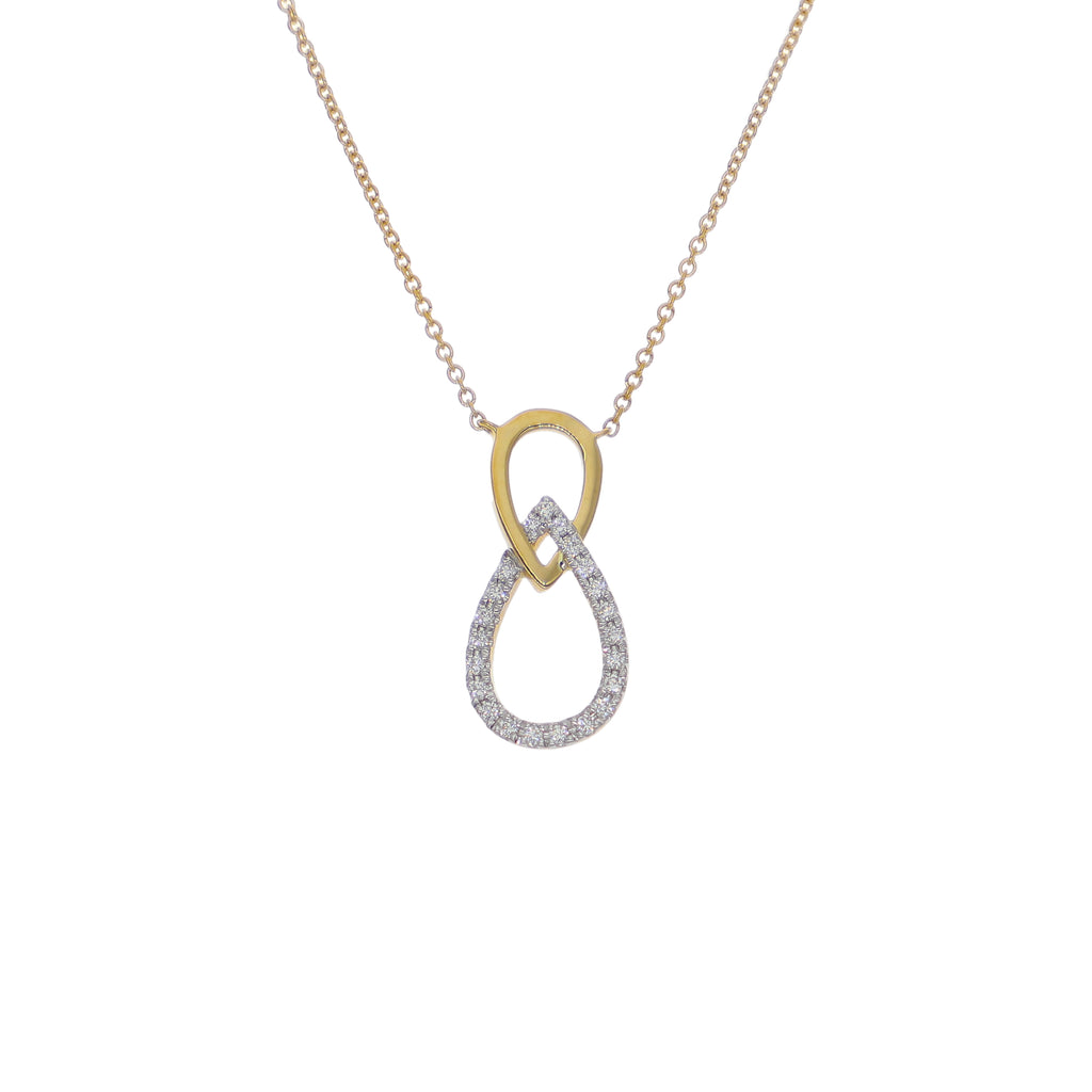 Collar Oro Amarillo 18K con Diamantes 0,10 ct | CO-14680