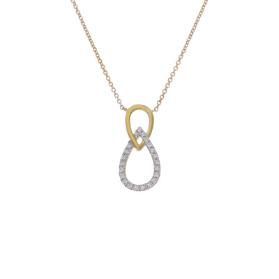 Collar Oro Amarillo 18K con Diamantes 0,10 ct | CO-14680
